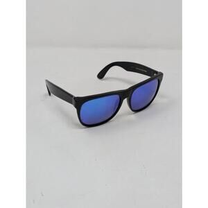 RetroSuperFuture Classic  Sunglasses Black/Blue/Purple Mirror 55mm